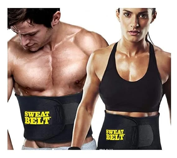 Sweet Sweat Waist Trimming Abdomen Hot Body Slimming Belt - Color Assorted - image 1