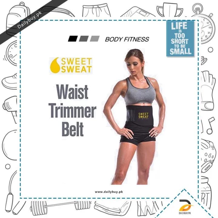 Sweet Sweat Waist Trimming Abdomen Hot Body Slimming Belt - Color Assorted - image 2