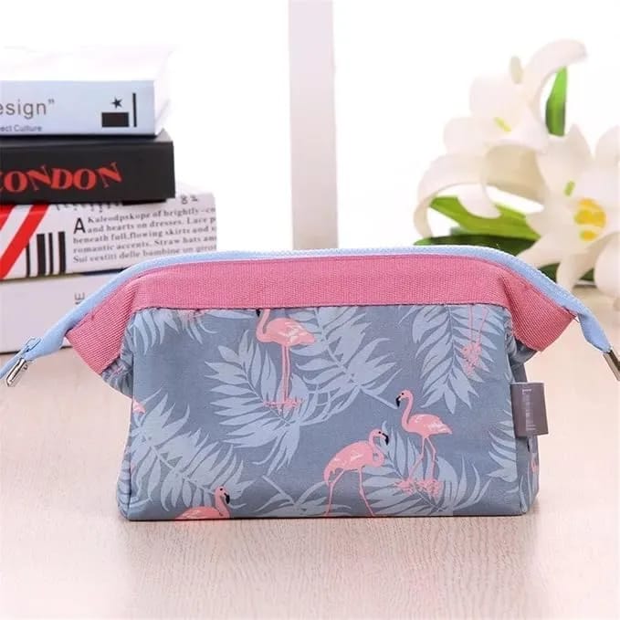 Cosmetic Toiletry Makeup Pouch with Portable Travel Multipurpose Water-Resistant Zipper Makeup Brush Bags - image 5