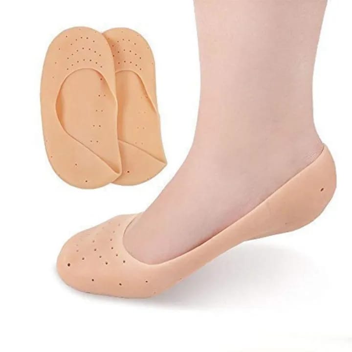 Anti Crack Full Length Silicone Foot Protector Moisturizing Socks for Foot-Care and Heel Cracks,socks for cracked feet - image 4