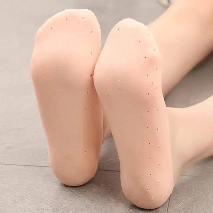 Anti Crack Full Length Silicone Foot Protector Moisturizing Socks for Foot-Care and Heel Cracks,socks for cracked feet - image 1