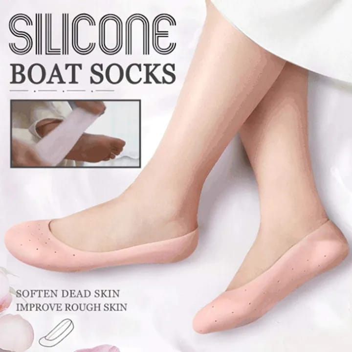 Anti Crack Full Length Silicone Foot Protector Moisturizing Socks for Foot-Care and Heel Cracks,socks for cracked feet - image 2