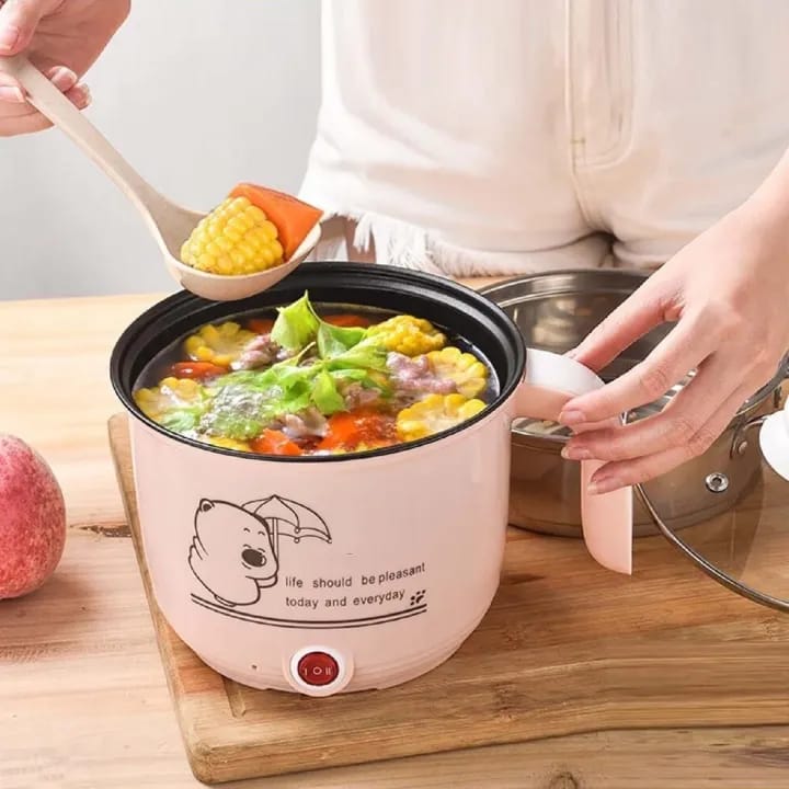 Electric Pan, Non-stick Multi-Purpose Stainless Steel Electric Frying Pan, Household Noodles Stove, Ramen Cooker Kitchen Appliances - image 2