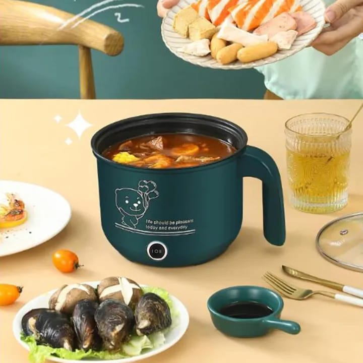 Electric Pan, Non-stick Multi-Purpose Stainless Steel Electric Frying Pan, Household Noodles Stove, Ramen Cooker Kitchen Appliances - image 1