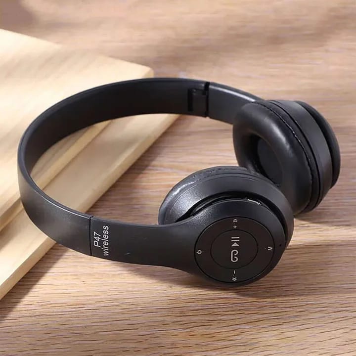 Headphones Foldable Bluetooth Headset With Stereo Bass Wired/Wireless Earphones - image 1