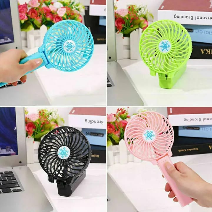 Foldable Hand Fans Battery Operated Rechargeable Handheld Mini Fan Electric Personal Fans Hand Bar Desktop Fan USB Gadgets - image 2