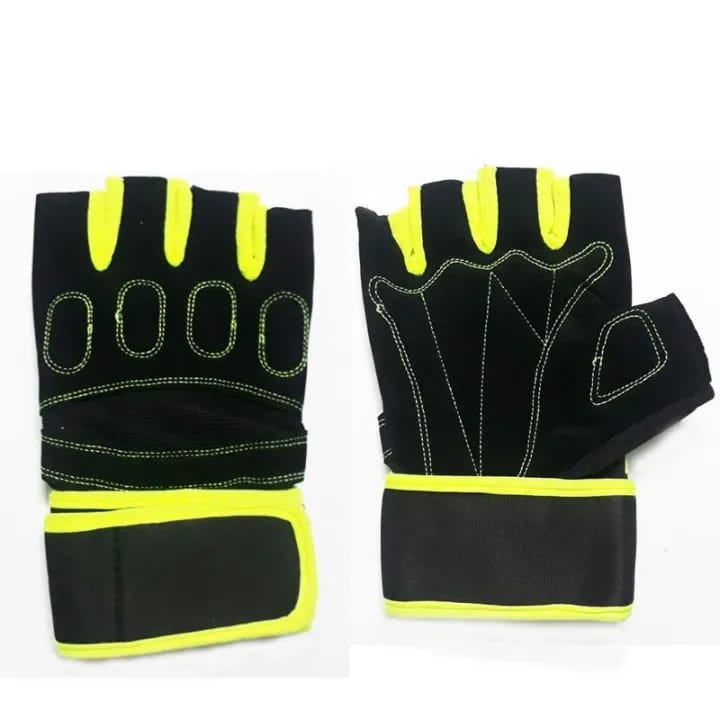 Half Gym Gloves Fitness Gloves | Workout Gloves | Adjustable Weight Lifting Gloves For Men And Women | - image 3