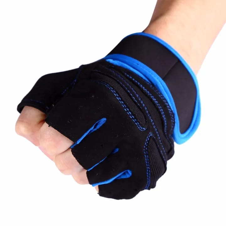 Half Gym Gloves Fitness Gloves | Workout Gloves | Adjustable Weight Lifting Gloves For Men And Women | - image 1