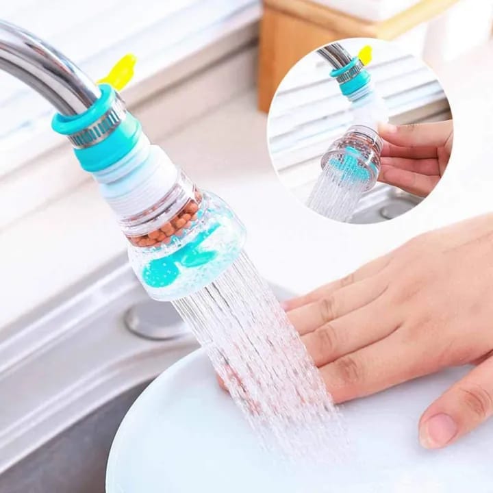 Tap Faucet Filter Purifier with Drain Sewer Dredge Device Faucet Water Filter 360 Rotating Faucet Nozzle Water Filter - image 4