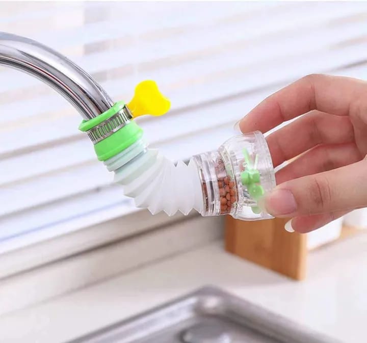Tap Faucet Filter Purifier with Drain Sewer Dredge Device Faucet Water Filter 360 Rotating Faucet Nozzle Water Filter - image 5