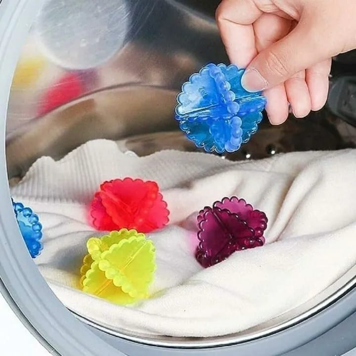 4pcs Reusable Washing Machine Winding Laundry Anti-tangle Balls Washing Laundry Balls - image 3