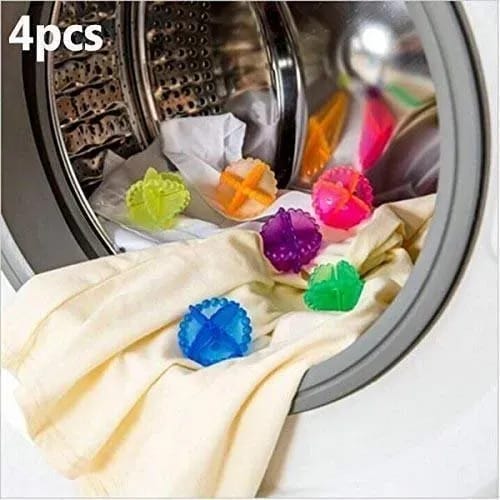 4pcs Reusable Washing Machine Winding Laundry Anti-tangle Balls Washing Laundry Balls - image 2