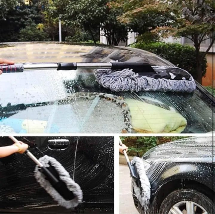 Car Duster, Extendable Long Handle Microfiber Exterior Scratch Free Car Cleaning Tool, Car Duster Brush - image 4