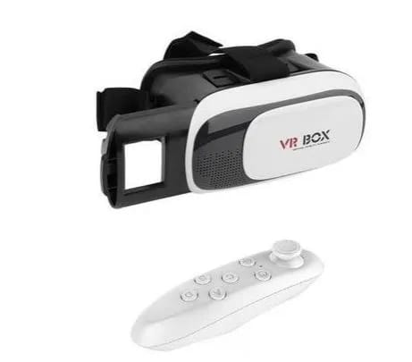 VR Box VR02 Virtual Reality 3D Glasses with Bluetooth Gamepad Remote Controller - image 1