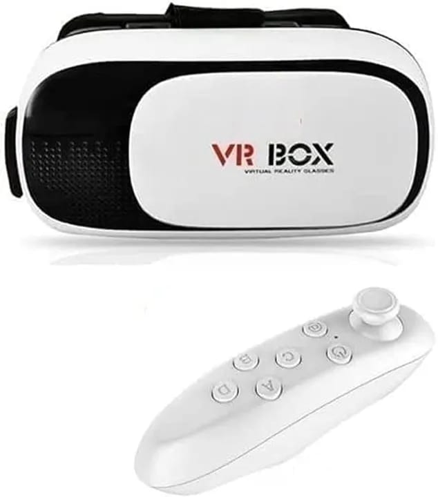 VR Box VR02 Virtual Reality 3D Glasses with Bluetooth Gamepad Remote Controller - image 2