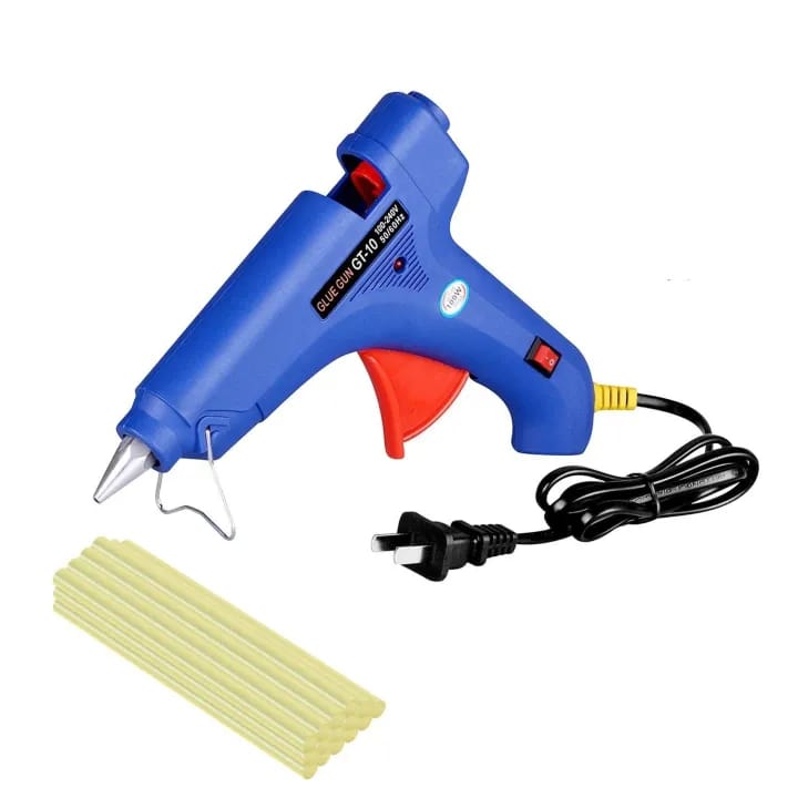 Hot Melt Glue Gun with 10 Pcs Strong Viscosity Glue Sticks, Paintless Dent Repair Mini Guns Thermo Electric Heat Temperature Tool 80W - image 3
