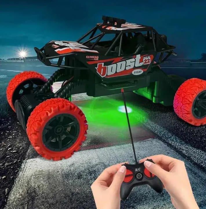 Toyz Remote Control Car for Kids 2WD Rock Crawler Monster Truck with Mist Spray Effect Off-Road Climbing RC Toy Car - image 1