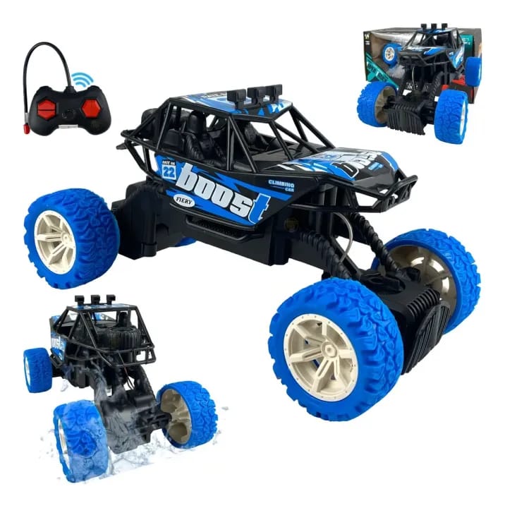Toyz Remote Control Car for Kids 2WD Rock Crawler Monster Truck with Mist Spray Effect Off-Road Climbing RC Toy Car - image 3