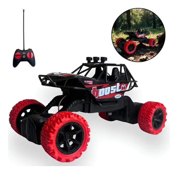 Toyz Remote Control Car for Kids 2WD Rock Crawler Monster Truck with Mist Spray Effect Off-Road Climbing RC Toy Car - image 2