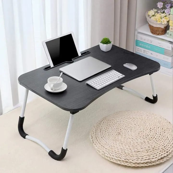 Laptop Stand with Dock Stand/Study Table/Bed Table/Foldable and Portable/Ergonomic & Rounded Edges/Non-Slip Legs Multicolor - image 2