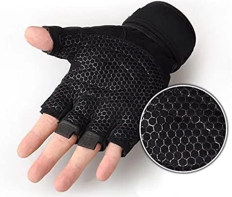 Weightlifting, Fitness Sports Gym Gloves Support For Weightlifting Workout Gym Gloves - image 5