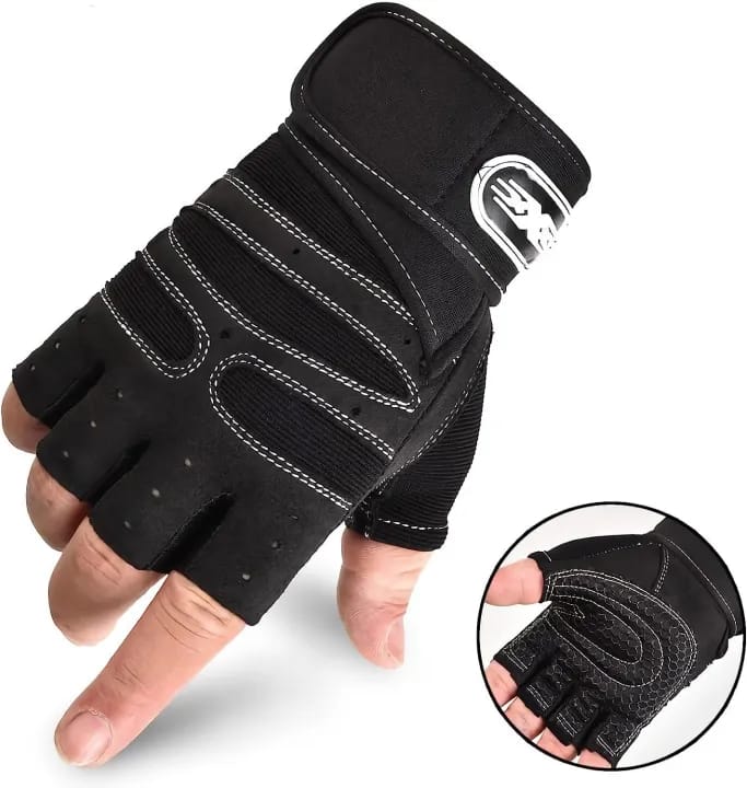 Weightlifting, Fitness Sports Gym Gloves Support For Weightlifting Workout Gym Gloves - image 2