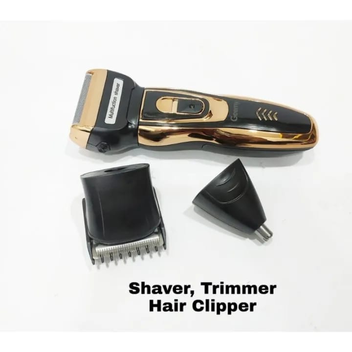 GEMMY GM-595 Shaver beard trimmer nose ear hair 3 in 1 wireless zero machine grooming Kit - image 4