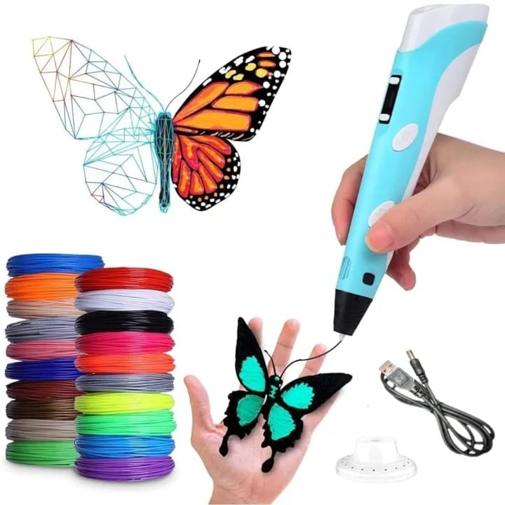 3D Printing Pen for Kids & Adults | 3D Drawing Pen with LCD Display | Adjustable Temperature & Speed | Supports PLA & ABS Filament | Creative Art Craft Tool - image 3