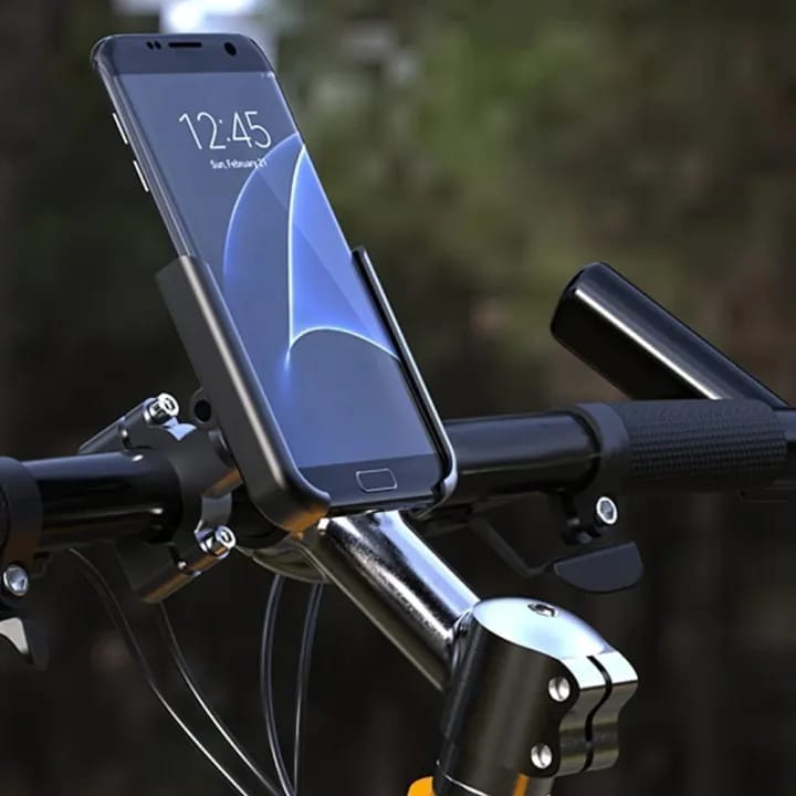 Universal Metal Mobile Phone Holder for Bikes 360° Rotation Motorcycle Handlebar Bicycle Phone Mount Mobile Stand - image 5