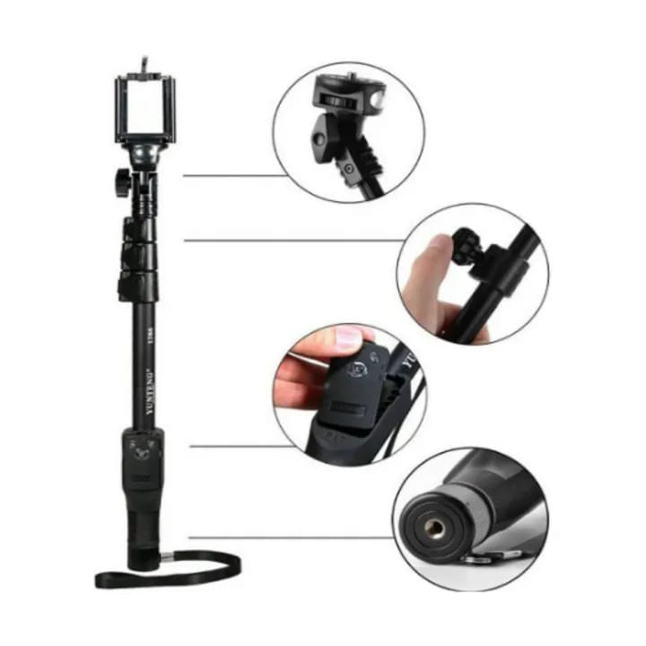 New Selfie Monopod Yunteng 1288 Selfie Stick with Bluetooth Remote Shutter Portable Handheld Telescopic Tripod - image 1