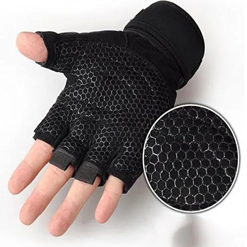 Professional Weightlifting, Fitness Sports Gym Gloves Support For Weightlifting Workout Gym Gloves - Gloves | - image 5