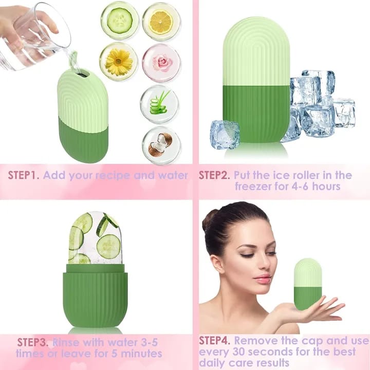 Silicone Reusable Ice Face Roller - image 4