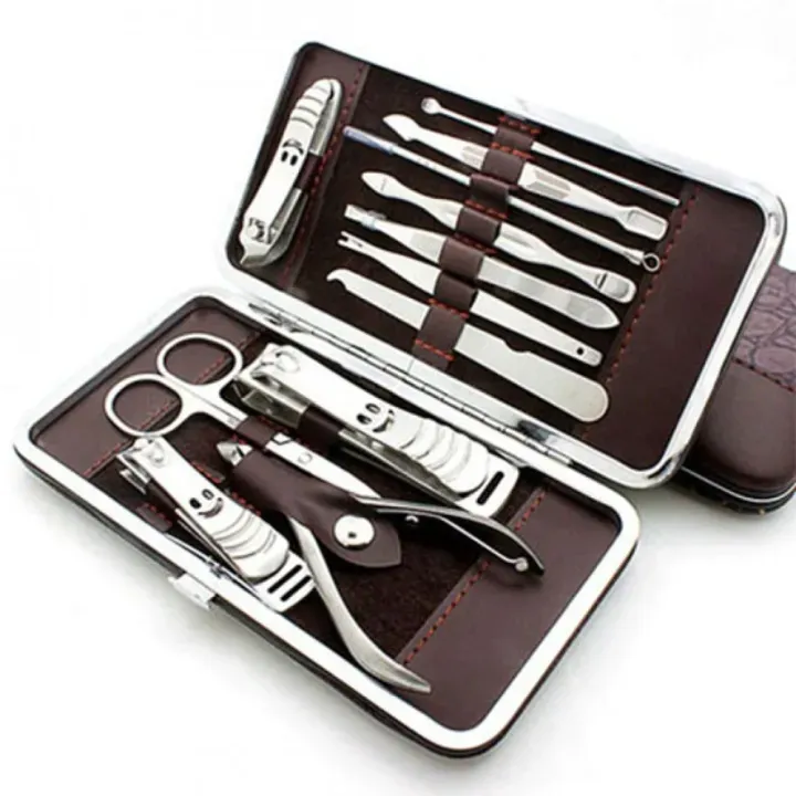 12 In 1 Stainless Steel Professional Manicure Fashion Tool Set - image 3