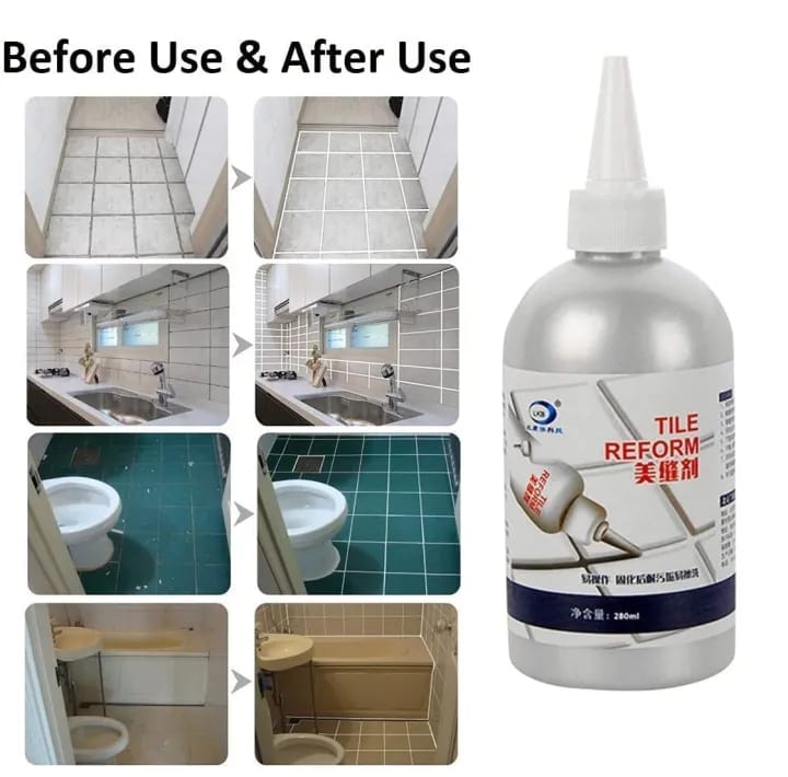Tiles Gap Filler Waterproof Crack Grout Gap Filler Agent Silicone Sealant for Home Sink Gaps Repair Filler Tube Paste - image 4