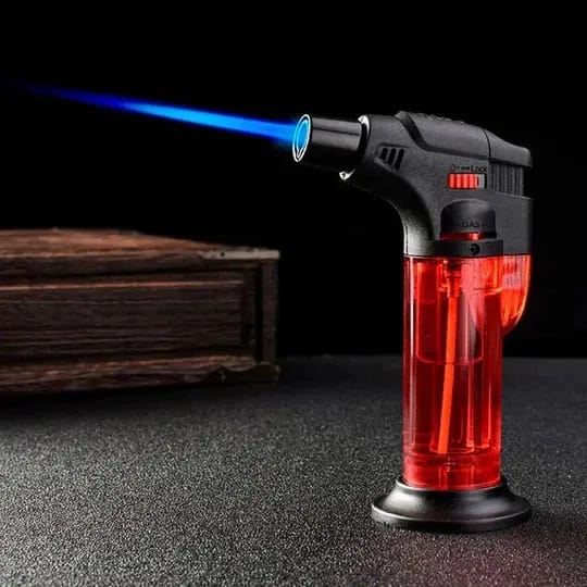 Torch Lighter Jet Flame Lighter Refillable Gas Butane Lighter Windproof Lighters Jet Butane Lighter for Candle, Campfire, Kitchen,Grill, Camping - image 2
