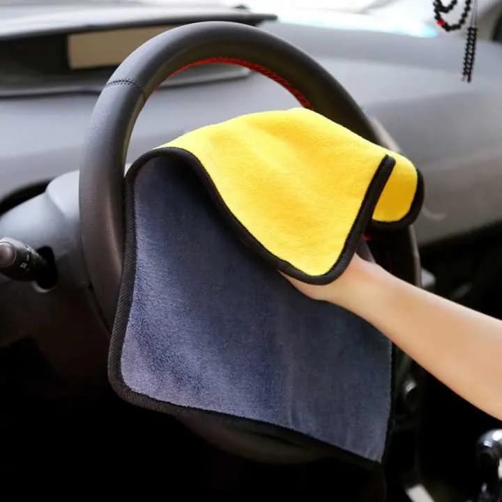 Super Thick Single Micro-Fiber Cleaning Towel for Car/Home - image 2