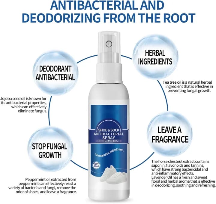Prime Picks Shoe and Sock Deodorizer Spray Odor Eliminator Fresh Scent Footwear Care - image 5