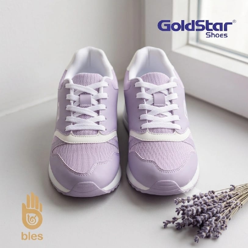 Goldstar Daisy 02 Purple Sneakers For Women – Casual Lightweight Running Shoes - image 1