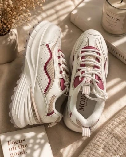 Goldstar Shoes - NORA-05 (White/Beige) - image 1