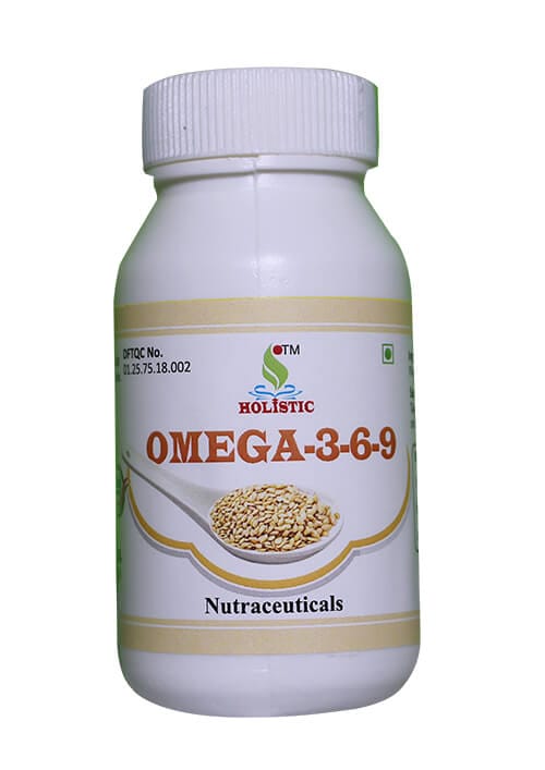 Holistic Omega 3-6-9 Flaxseed Extract Nutraceuticals Supplement 60Capsule 30g - image 1