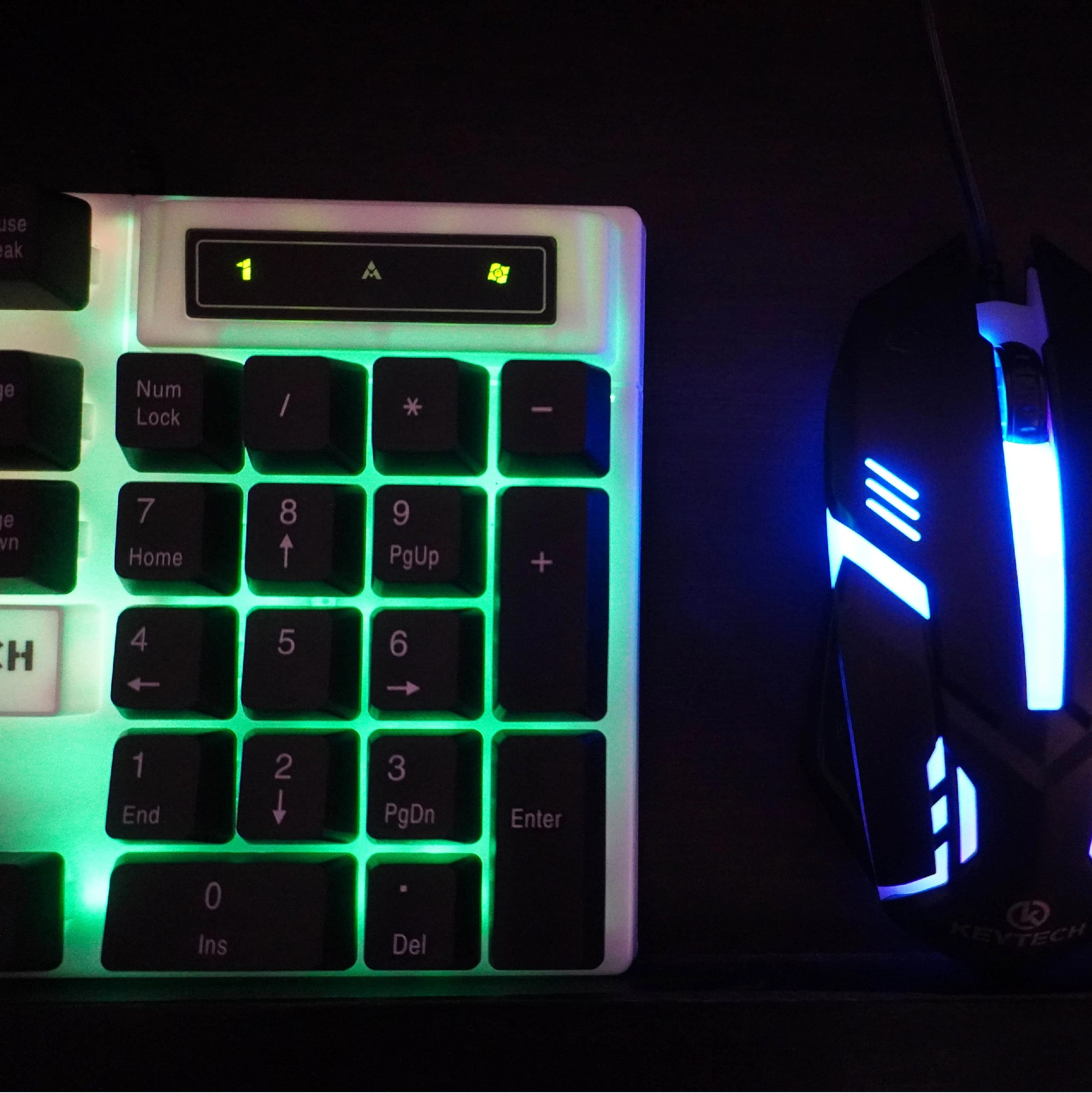 KEYTECH KTH360 RGB Gaming Keyboard Mouse Combo | USB Plug & Play | Ergonomic & Comfortable Design - image 2