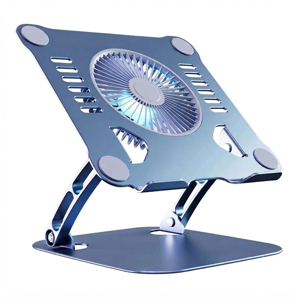 Laptop Stand Metal Body With Fan - image 3