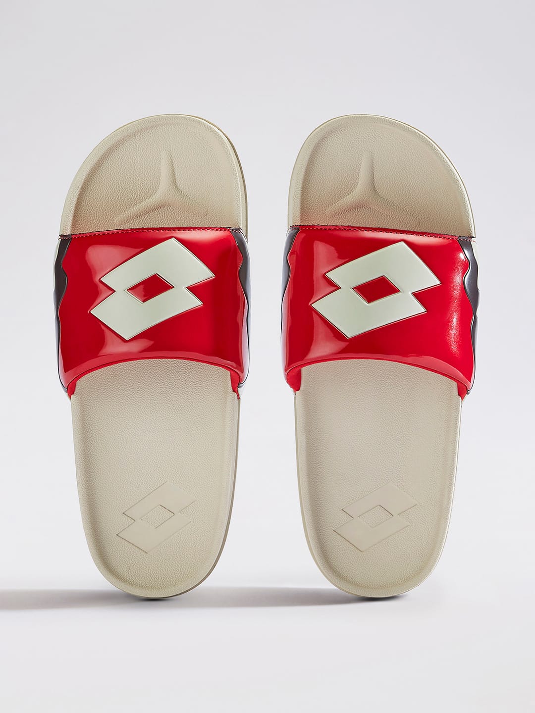 Lotto Melt-Enduro Red - Beige Slippers For Men - image 2