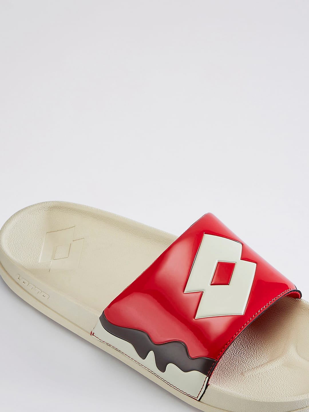 Lotto Melt-Enduro Red - Beige Slippers For Men - image 3