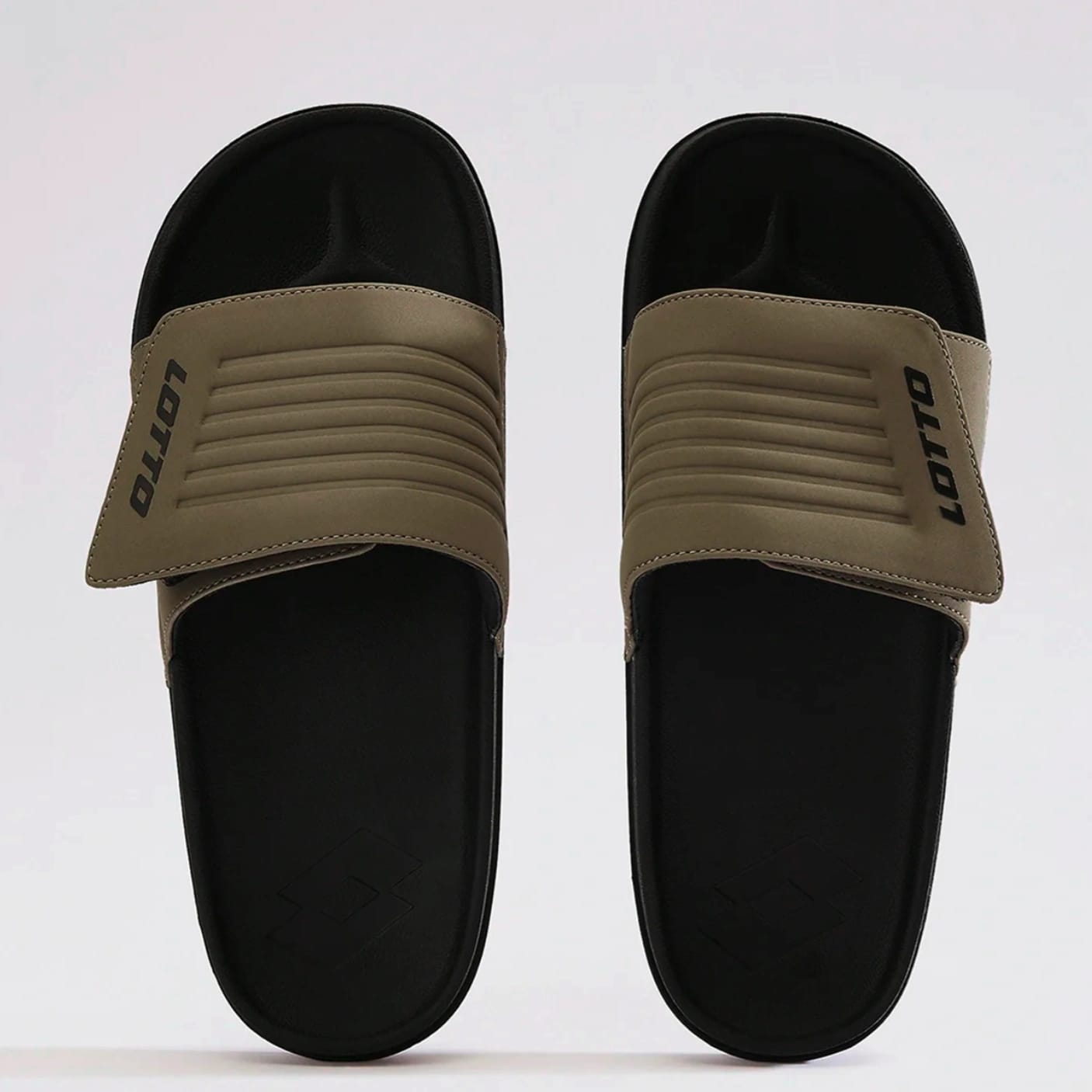 Lotto Enduro X Black Fossil Slides for Men - image 3