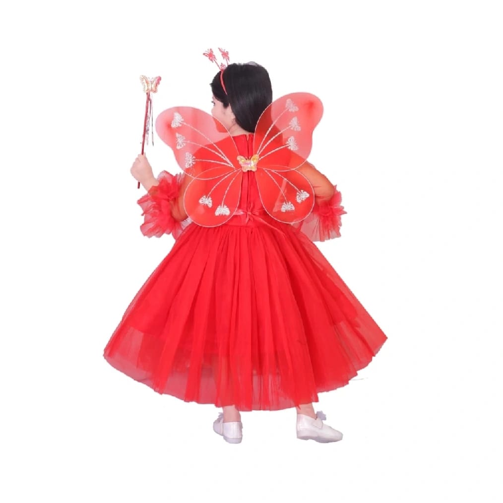 Girls Pari Frock Butterfly Set - image 3