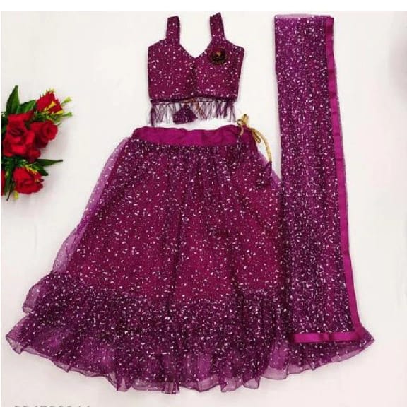 Ready Made Girl Lehenga Choli Dupatta - image 2