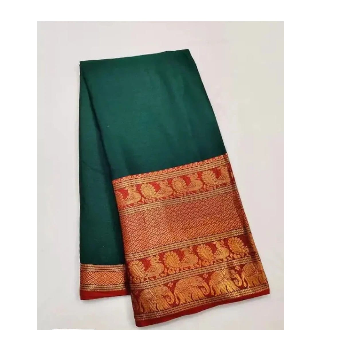 Pthani Cotton Silk Saree With Blouse Women'S Traditional Indian Dress In Assorted Colors - image 3