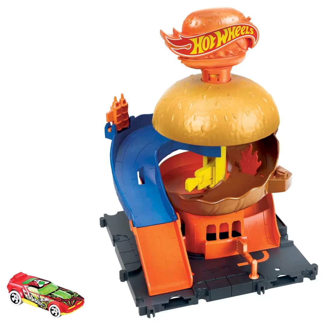 Mattel Hot Wheels City Downtown Tune-Up Shop - image 4