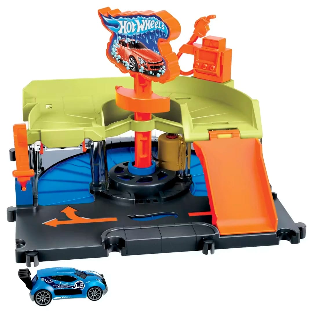 Mattel Hot Wheels City Downtown Tune-Up Shop - image 3